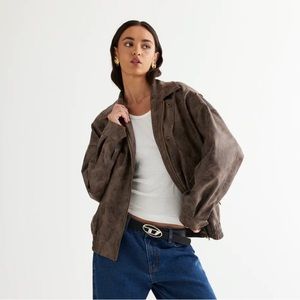 NWT KENNY BOMBER - chocolate